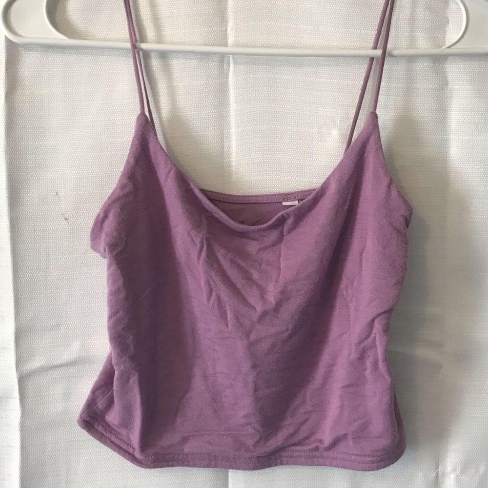 simple lounge tank top cropped